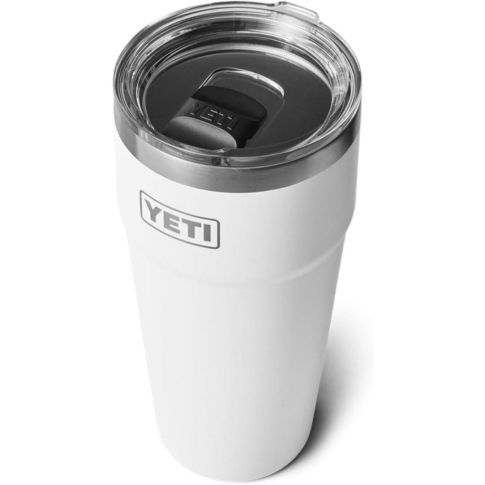 imageYETI Rambler 30 oz Stackable Tumbler Stainless Steel Vacuum Insulated with MagSlider LidWhite