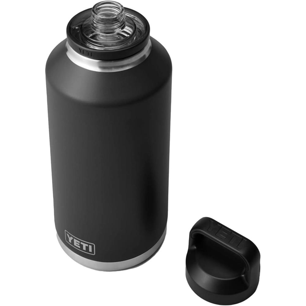 imageYETI Rambler 64 oz Bottle Vacuum Insulated Stainless Steel with Chug Cap NavyBlack