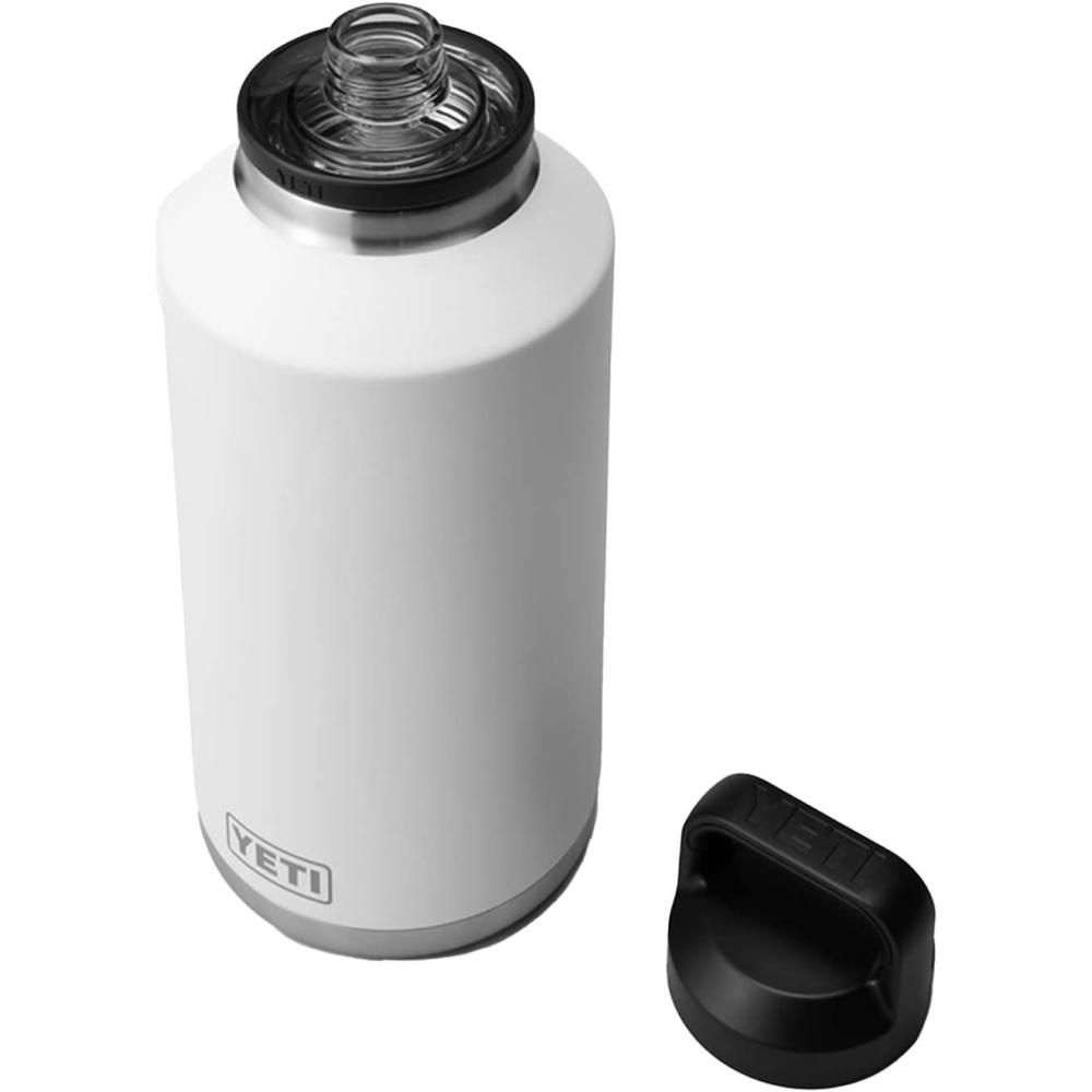 imageYETI Rambler 64 oz Bottle Vacuum Insulated Stainless Steel with Chug Cap NavyWhite