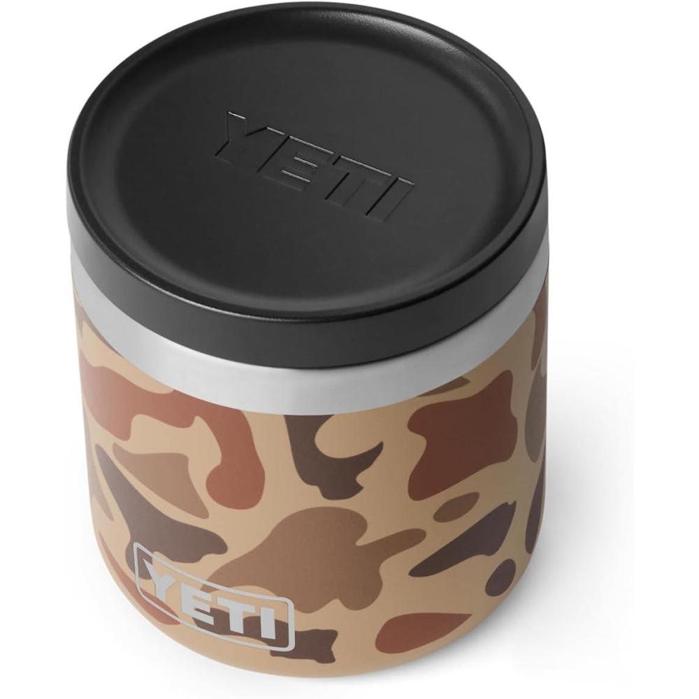 imageYETI Rambler 8 oz Food Jar Vacuum Insulated Stainless Steel With Airtight Lid Black Forest GreenWetlands Camo