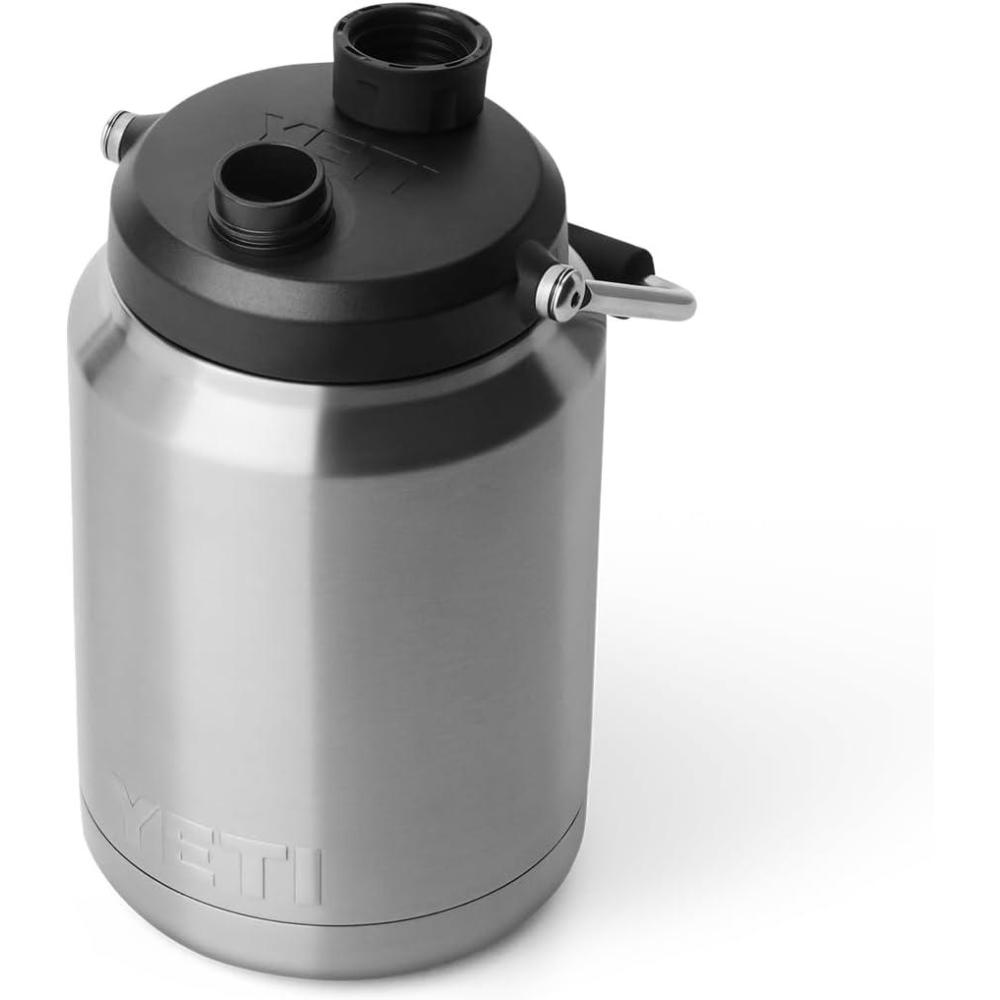 imageYETI Rambler Half Gallon Jug 20 Vacuum Insulated Leakproof Stainless Steel with MagCap Wetlands CamoStainless