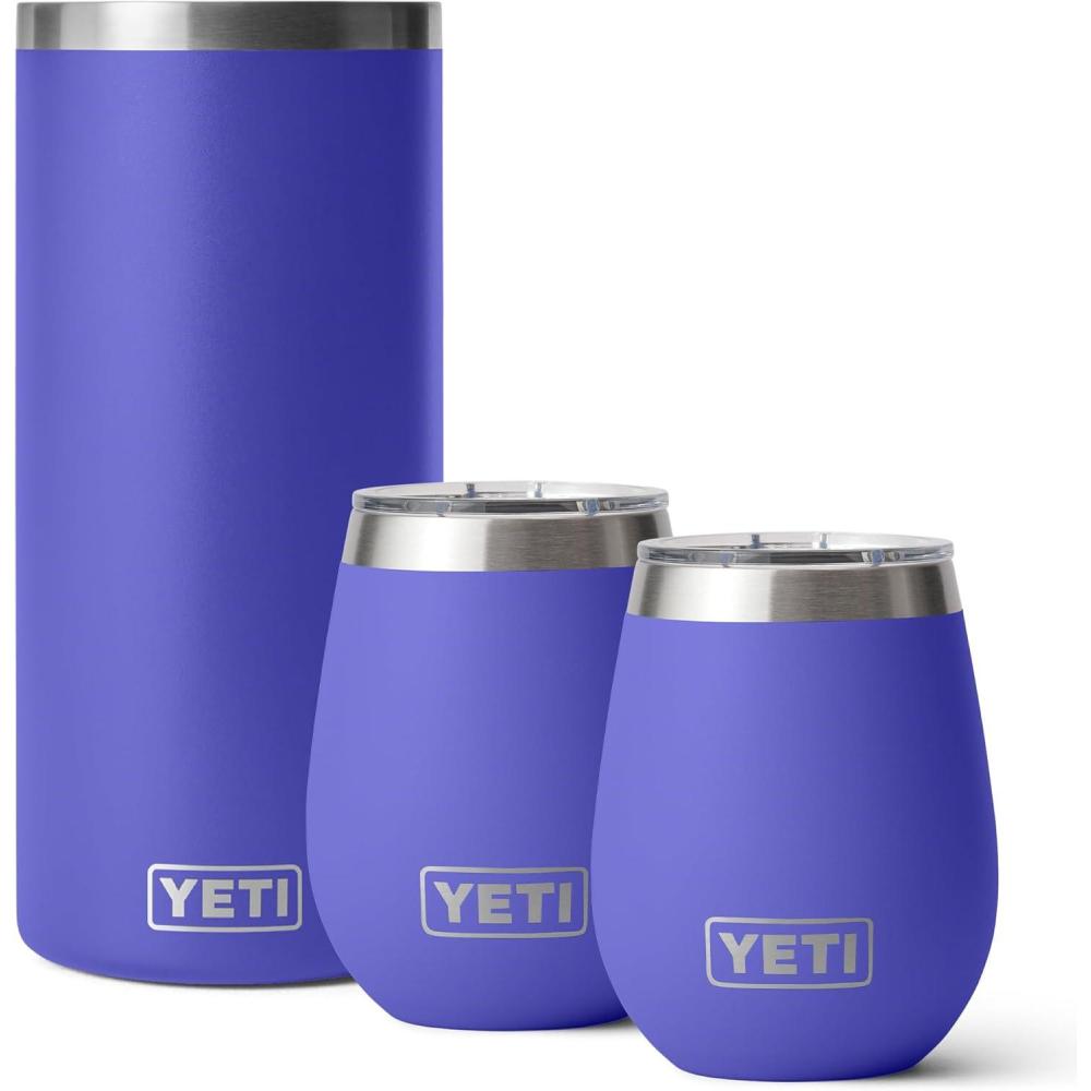 imageYETI Rambler Wine Chiller 2 Rambler 10 oz Wine Tumbler Vacuum Insulated Stainless Steel with MagSlider Lid Ultramarine Violet