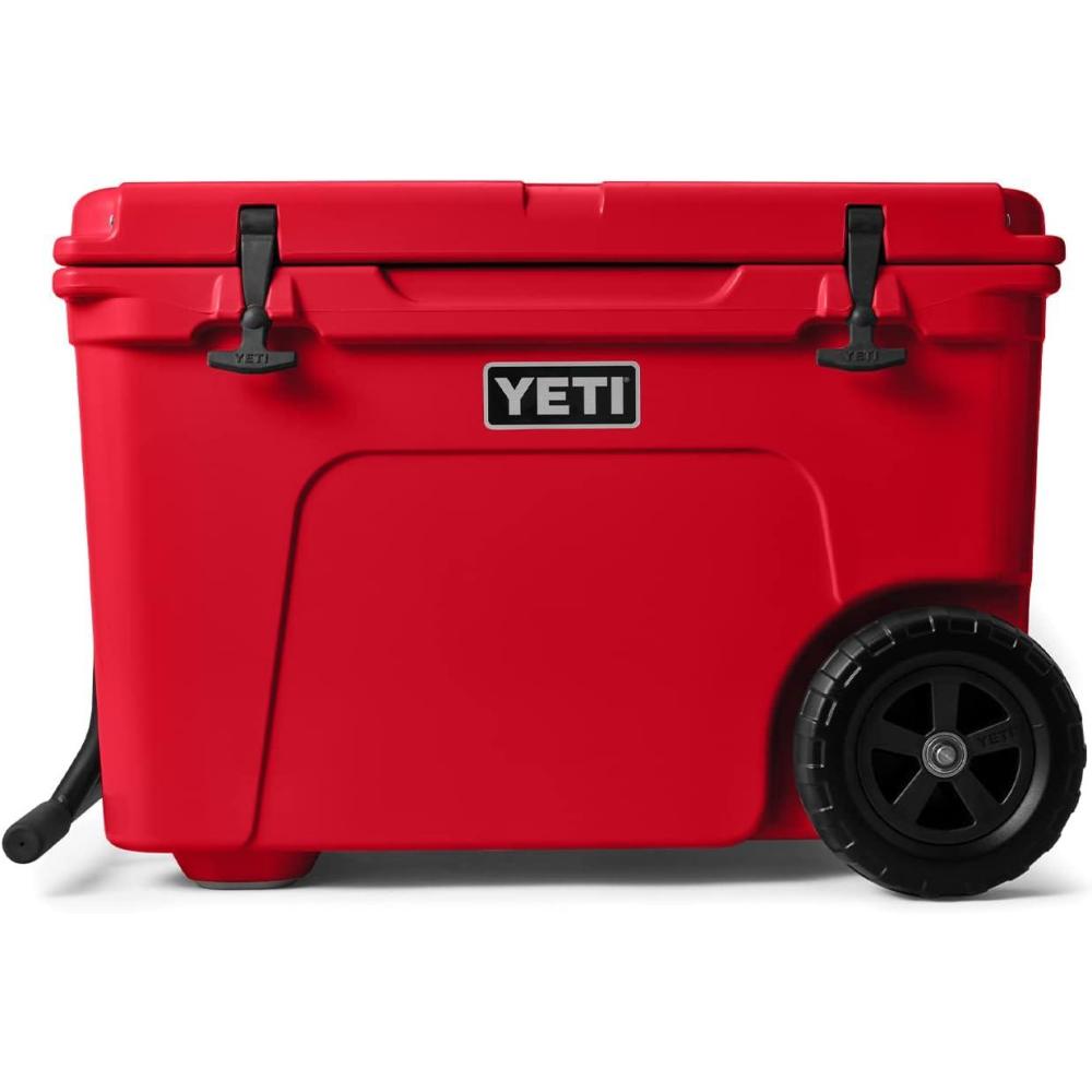 imageYETI Tundra Haul Portable Wheeled CoolerRescue Red
