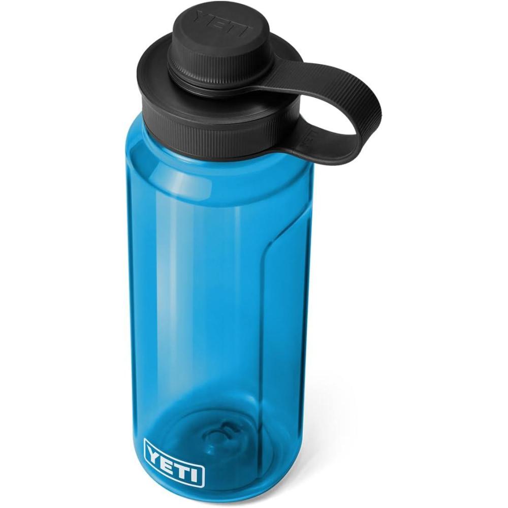 imageYETI Yonder Water Bottle with Yonder Tether Cap Lightweight Leakproof and BPAFreeBig Wave Blue