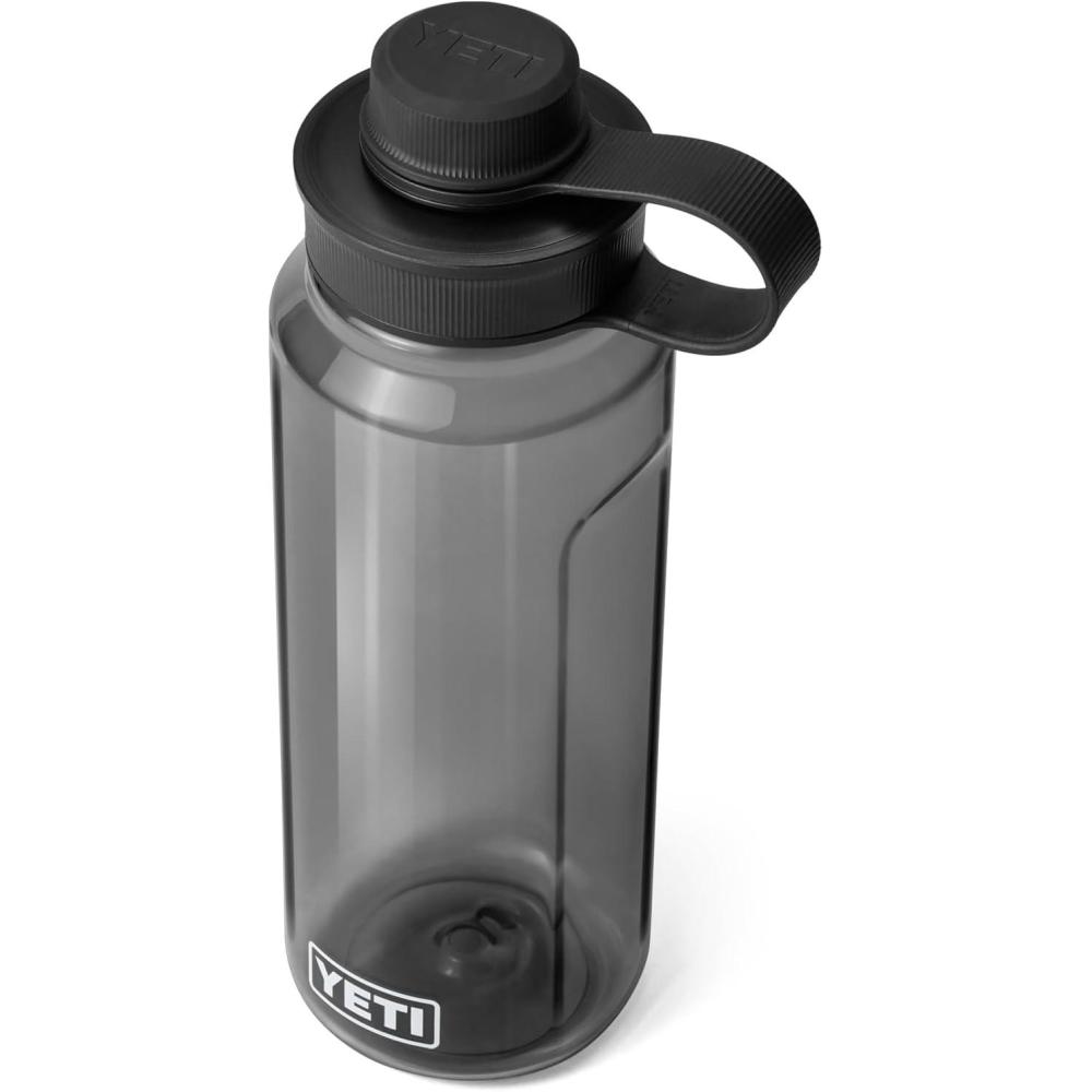 imageYETI Yonder Water Bottle with Yonder Tether Cap Lightweight Leakproof and BPAFreeCharcoal