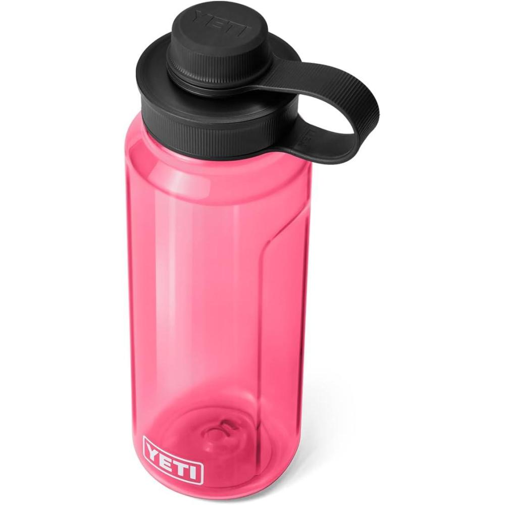 imageYETI Yonder Water Bottle with Yonder Tether Cap Lightweight Leakproof and BPAFreeTropical Pink