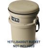 YETI 5 Gallon LoadOut Bucket 360-Degree Swivel Seat, Heavy Duty Foam Cushion for Dove/Duck Hunting, Fishing, Baseball, Gardening and Camping(Tan)