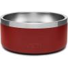 YETI Boomer 4, Stainless Steel, Non-Slip Dog Bowl, Holds 32 Ounces(Brick Red)