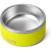 YETI Boomer 4, Stainless Steel, Non-Slip Dog Bowl, Holds 32 Ounces(Firefly Yellow)