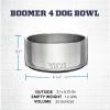 YETI Boomer 4, Stainless Steel, Non-Slip Dog Bowl, Holds 32 Ounces(Highlands Olive)