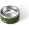 YETI Boomer 4, Stainless Steel, Non-Slip Dog Bowl, Holds 32 Ounces(Highlands Olive)