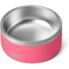 YETI Boomer 4, Stainless Steel, Non-Slip Dog Bowl, Holds 32 Ounces(Tropical Pink)