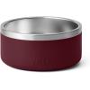 YETI Boomer 4, Stainless Steel, Non-Slip Dog Bowl, Holds 32 Ounces(Wild Vine Red)