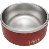 YETI Boomer 8, Stainless Steel, Non-Slip Dog Bowl, Holds 64 Ounces(Brick Red)