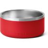YETI Boomer 8, Stainless Steel, Non-Slip Dog Bowl, Holds 64 Ounces(Rescue Red)