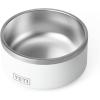 YETI Boomer 8, Stainless Steel, Non-Slip Dog Bowl, Holds 64 Ounces(White)