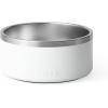 YETI Boomer 8, Stainless Steel, Non-Slip Dog Bowl, Holds 64 Ounces(White)