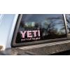 YETI Built for The Wild Window Decal(Pink)