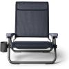 YETI Hondo Reclining Beach Chair, Breathable, UV-Resistant, and Supports up to 350 lbs, Seafoam(Navy)
