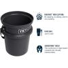 YETI Loadout 5-Gallon Bucket, Impact Resistant Fishing/Utility Bucket, Cherry Blossom(Charcoal)