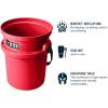 YETI Loadout 5-Gallon Bucket, Impact Resistant Fishing/Utility Bucket, Cherry Blossom(Rescue Red)