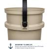 YETI Loadout 5-Gallon Bucket, Impact Resistant Fishing/Utility Bucket, Cherry Blossom(Tan)