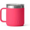 YETI Rambler 10 oz Stackable Mug, Vacuum Insulated, Stainless Steel with MagSlider Lid, White(Bimini Pink)