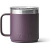 YETI Rambler 10 oz Stackable Mug, Vacuum Insulated, Stainless Steel with MagSlider Lid, White(Nordic Purple)