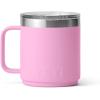 YETI Rambler 10 oz Stackable Mug, Vacuum Insulated, Stainless Steel with MagSlider Lid, White(Power Pink)