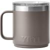 YETI Rambler 10 oz Stackable Mug, Vacuum Insulated, Stainless Steel with MagSlider Lid, White(Sharptail Taupe)