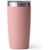 YETI Rambler 10 oz Tumbler, Stainless Steel, Vacuum Insulated with MagSlider Lid, White(Baby Pink)