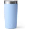 YETI Rambler 10 oz Tumbler, Stainless Steel, Vacuum Insulated with MagSlider Lid, White(Big Sky Blue)