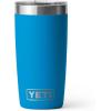 YETI Rambler 10 oz Tumbler, Stainless Steel, Vacuum Insulated with MagSlider Lid, White(Big Wave Blue)