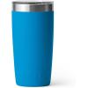 YETI Rambler 10 oz Tumbler, Stainless Steel, Vacuum Insulated with MagSlider Lid, White(Big Wave Blue)