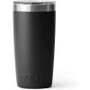YETI Rambler 10 oz Tumbler, Stainless Steel, Vacuum Insulated with MagSlider Lid, White(Black)