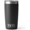 YETI Rambler 10 oz Tumbler, Stainless Steel, Vacuum Insulated with MagSlider Lid, White(Black)