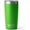 YETI Rambler 10 oz Tumbler, Stainless Steel, Vacuum Insulated with MagSlider Lid, White(Canopy Green)
