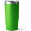 YETI Rambler 10 oz Tumbler, Stainless Steel, Vacuum Insulated with MagSlider Lid, White(Canopy Green)