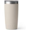 YETI Rambler 10 oz Tumbler, Stainless Steel, Vacuum Insulated with MagSlider Lid, White(Cape Taupe)