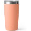 YETI Rambler 10 oz Tumbler, Stainless Steel, Vacuum Insulated with MagSlider Lid, White(Lowcountry Peach)