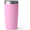 YETI Rambler 10 oz Tumbler, Stainless Steel, Vacuum Insulated with MagSlider Lid, White(Power Pink)