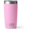 YETI Rambler 10 oz Tumbler, Stainless Steel, Vacuum Insulated with MagSlider Lid, White(Power Pink)