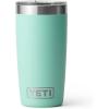 YETI Rambler 10 oz Tumbler, Stainless Steel, Vacuum Insulated with MagSlider Lid, White(Seafoam)