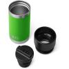 YETI Rambler 12 oz Bottle, Stainless Steel, Vacuum Insulated, with Hot Shot Cap(Canopy Green)