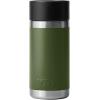 YETI Rambler 12 oz Bottle, Stainless Steel, Vacuum Insulated, with Hot Shot Cap(Highlands Olive)