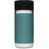 YETI Rambler 12 oz Bottle, Stainless Steel, Vacuum Insulated, with Hot Shot Cap(River Green)