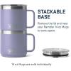 YETI Rambler 14 oz Stackable Mug, Vacuum Insulated, Stainless Steel with MagSlider Lid(Cosmic Lilac)