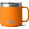 YETI Rambler 14 oz Stackable Mug, Vacuum Insulated, Stainless Steel with MagSlider Lid(King Crab)
