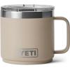 YETI Rambler 14 oz Stackable Mug, Vacuum Insulated, Stainless Steel with MagSlider Lid(Sand)