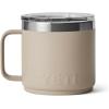 YETI Rambler 14 oz Stackable Mug, Vacuum Insulated, Stainless Steel with MagSlider Lid(Sand)
